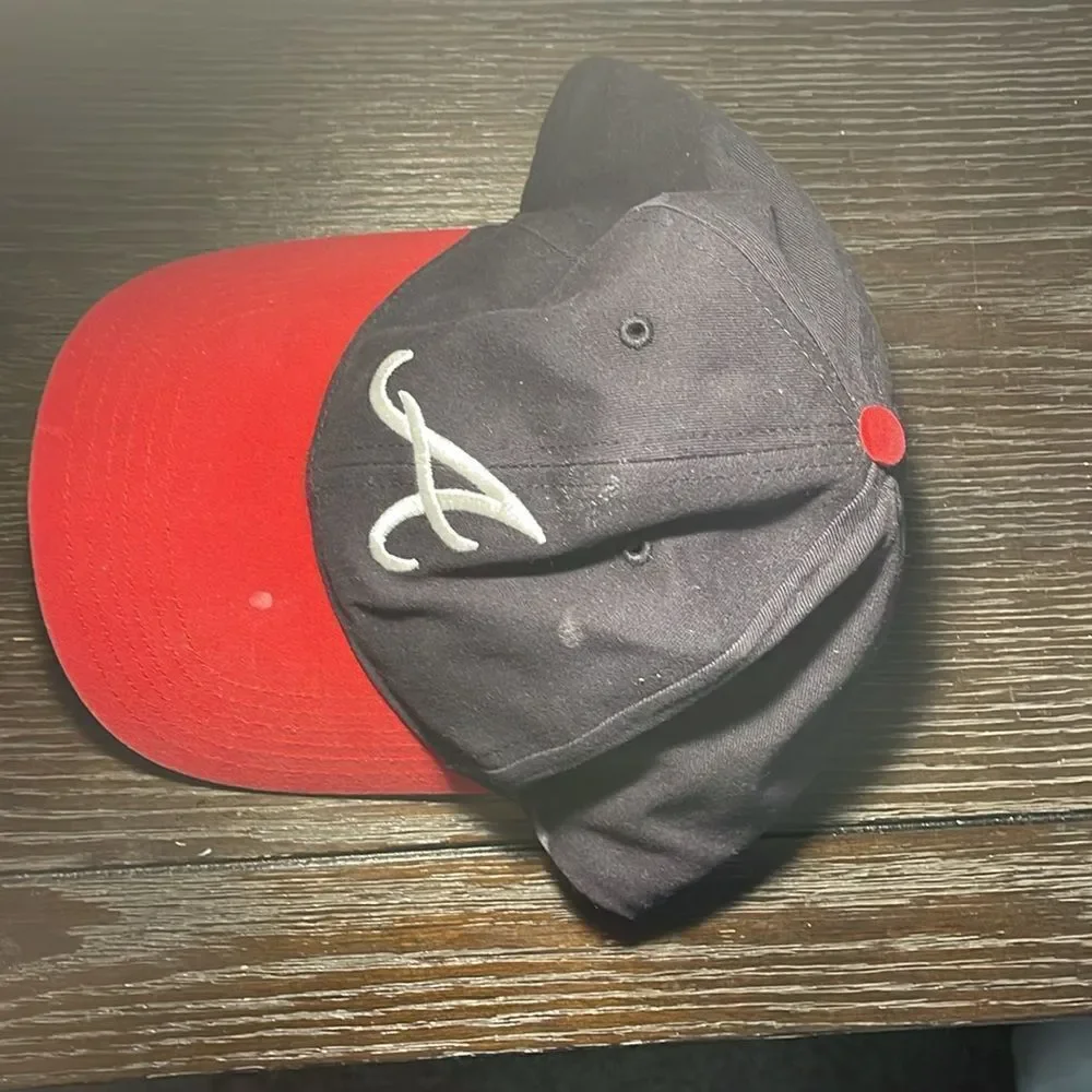 Black and Red Baseball Cap with Logo
